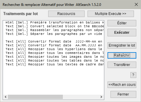 Traitement par Lot